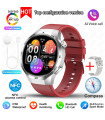 MAXIBAZARE.COM - [GPS NFC Watch GT5Pro Silver red] New for Huawei GT5 Pro smartwatch HD AMOLED